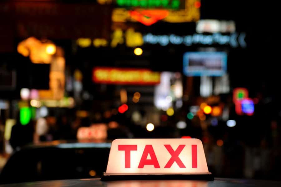 Taxi sign